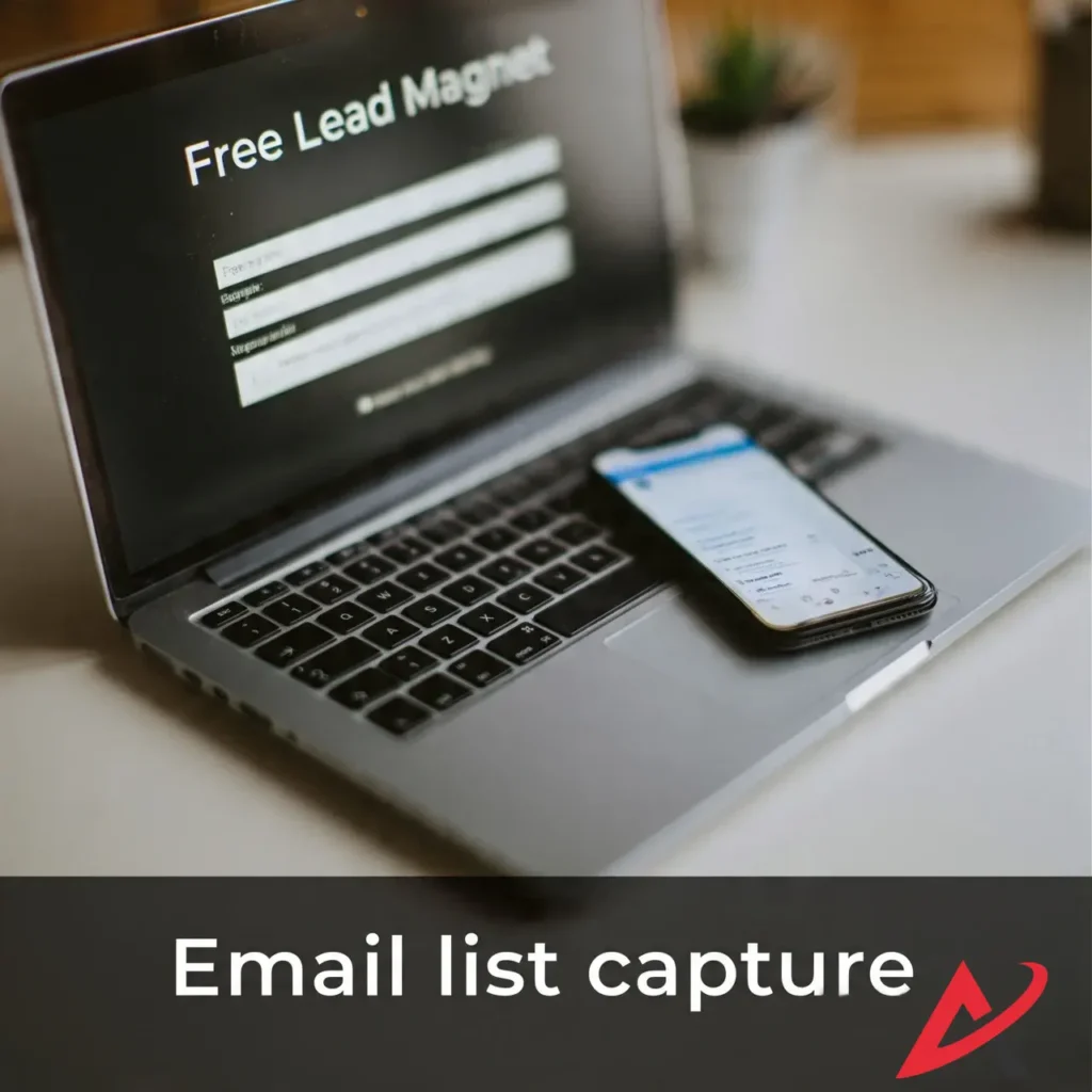 Email list capture