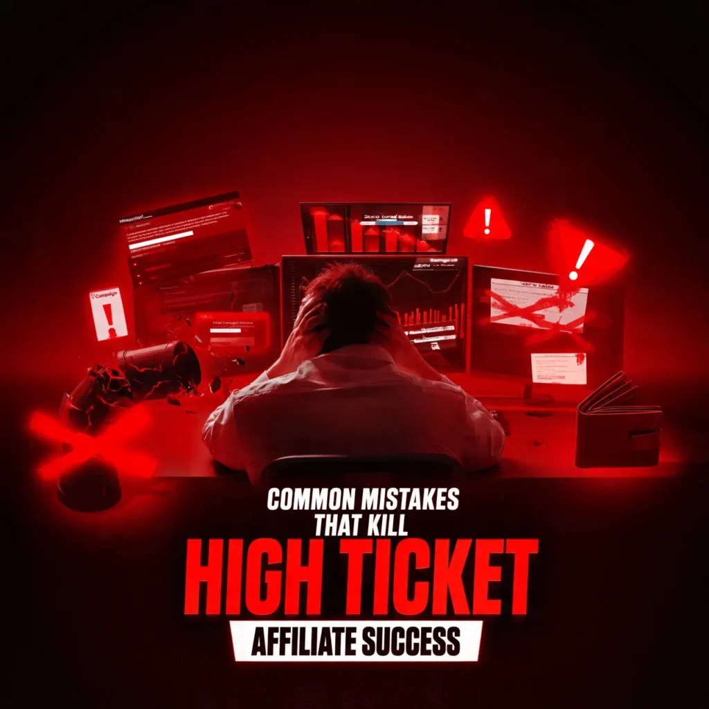 Common Mistakes That Kill High Ticket Affiliate Success