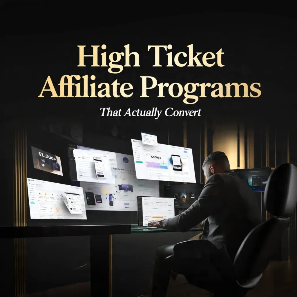 High Ticket Affiliate Programs That Actually Convert