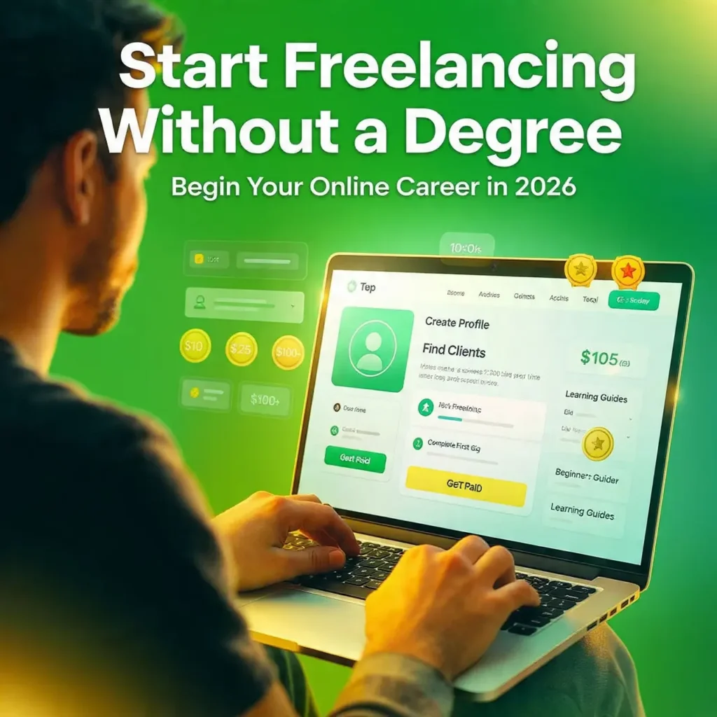 How to Start Freelancing Without a Degree in 2026