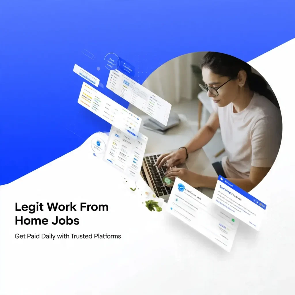 Legit Work from Home Jobs That Pay Daily