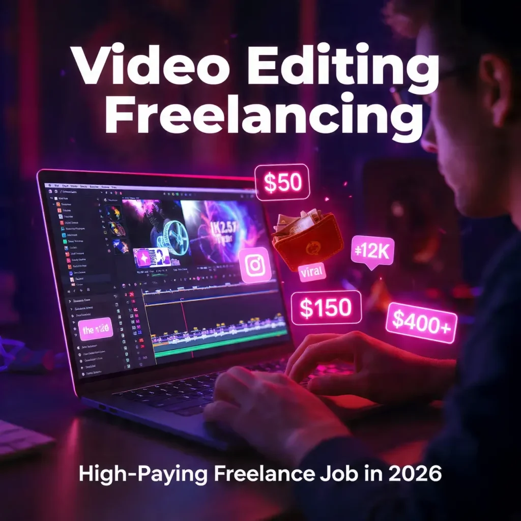 Video Editing: A Growing Freelance Job That Pays Well in 2026