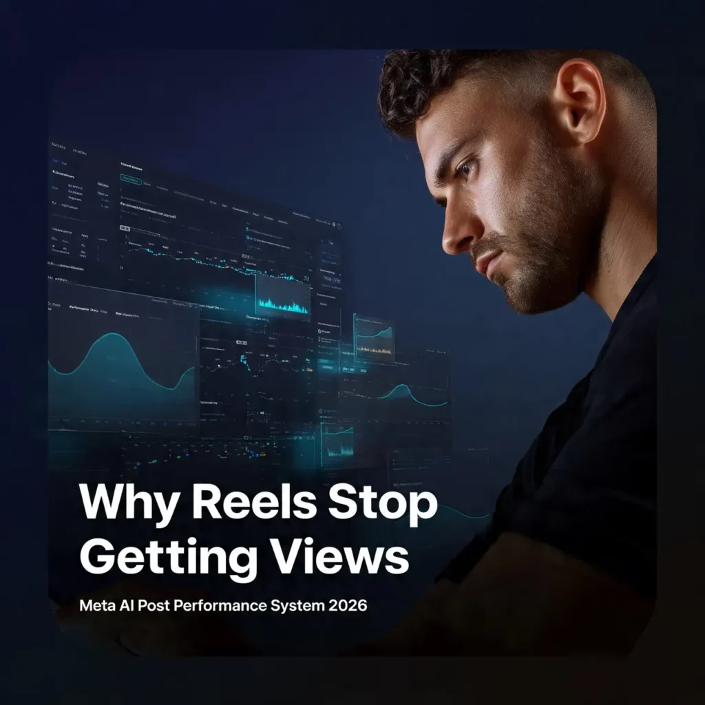 why reels stop getting views after posting 1