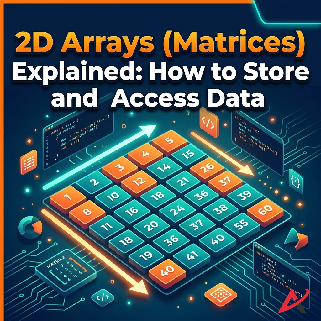 2D Arrays (Matrices) Explained: How to Store and Access Data