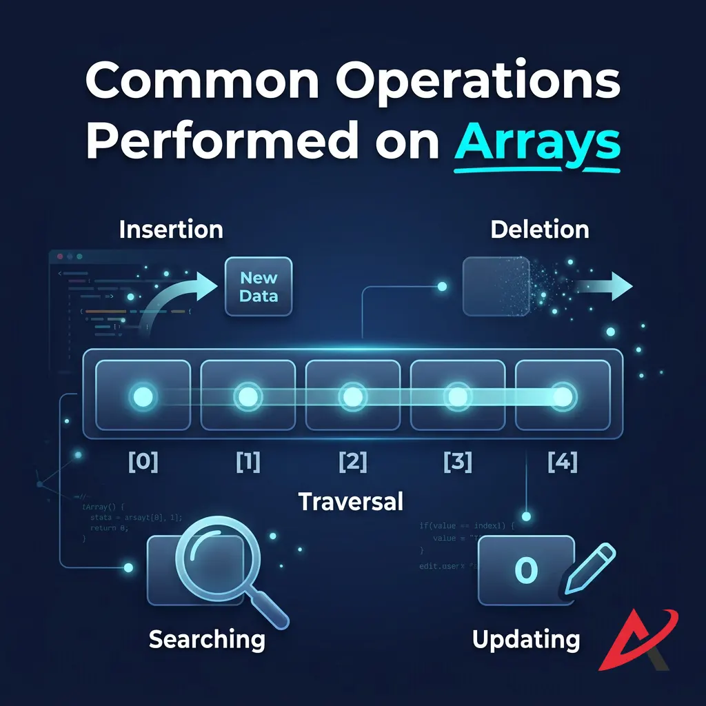 Common Operations Performed on Arrays