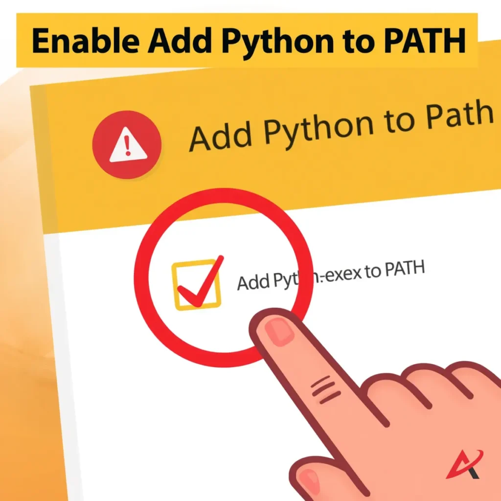 Enable Add Python to PATH