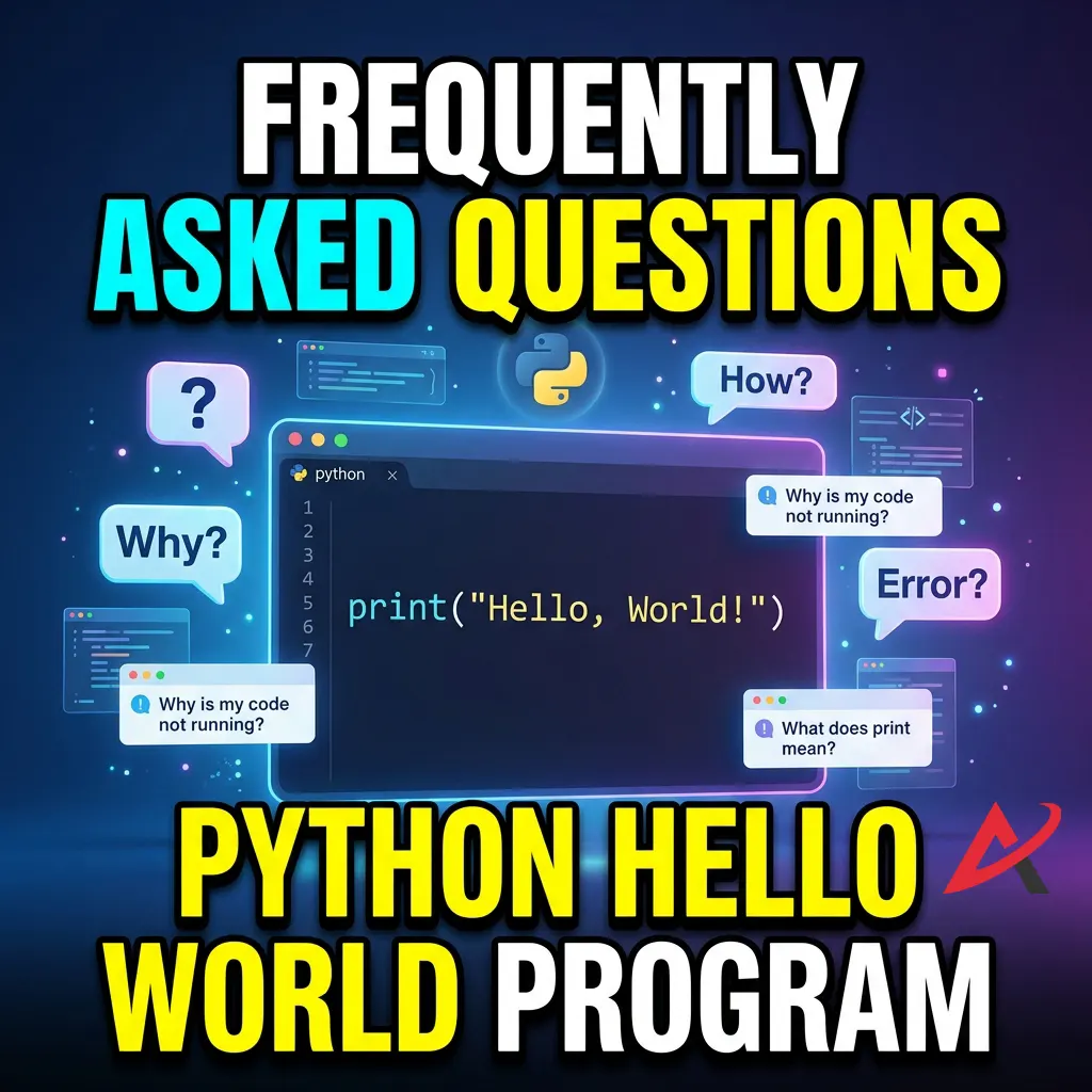 Frequently Asked Questions About the Python Hello World Program