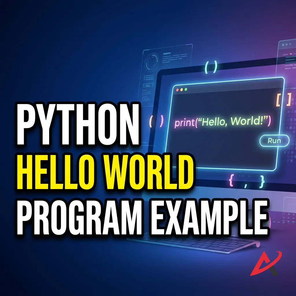 Python Hello World Program Example