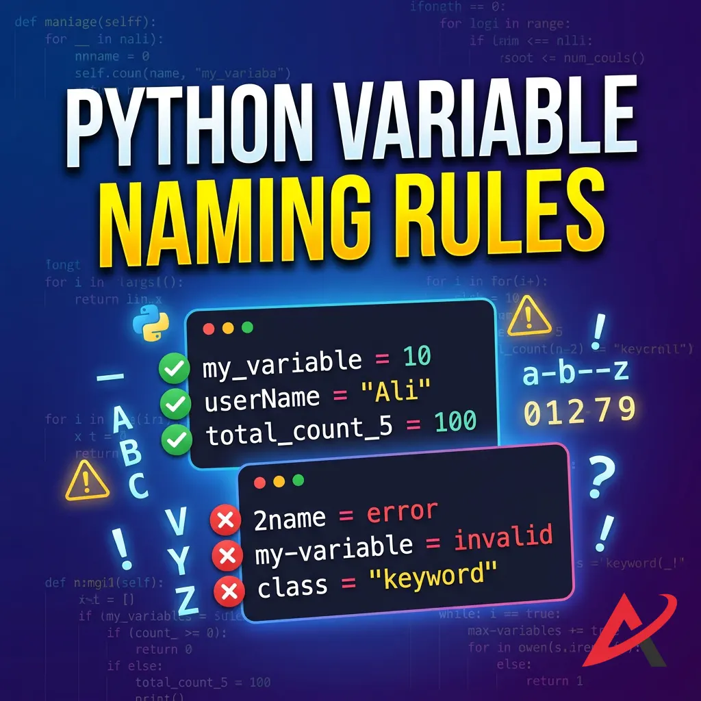 Python Variable Naming Rules