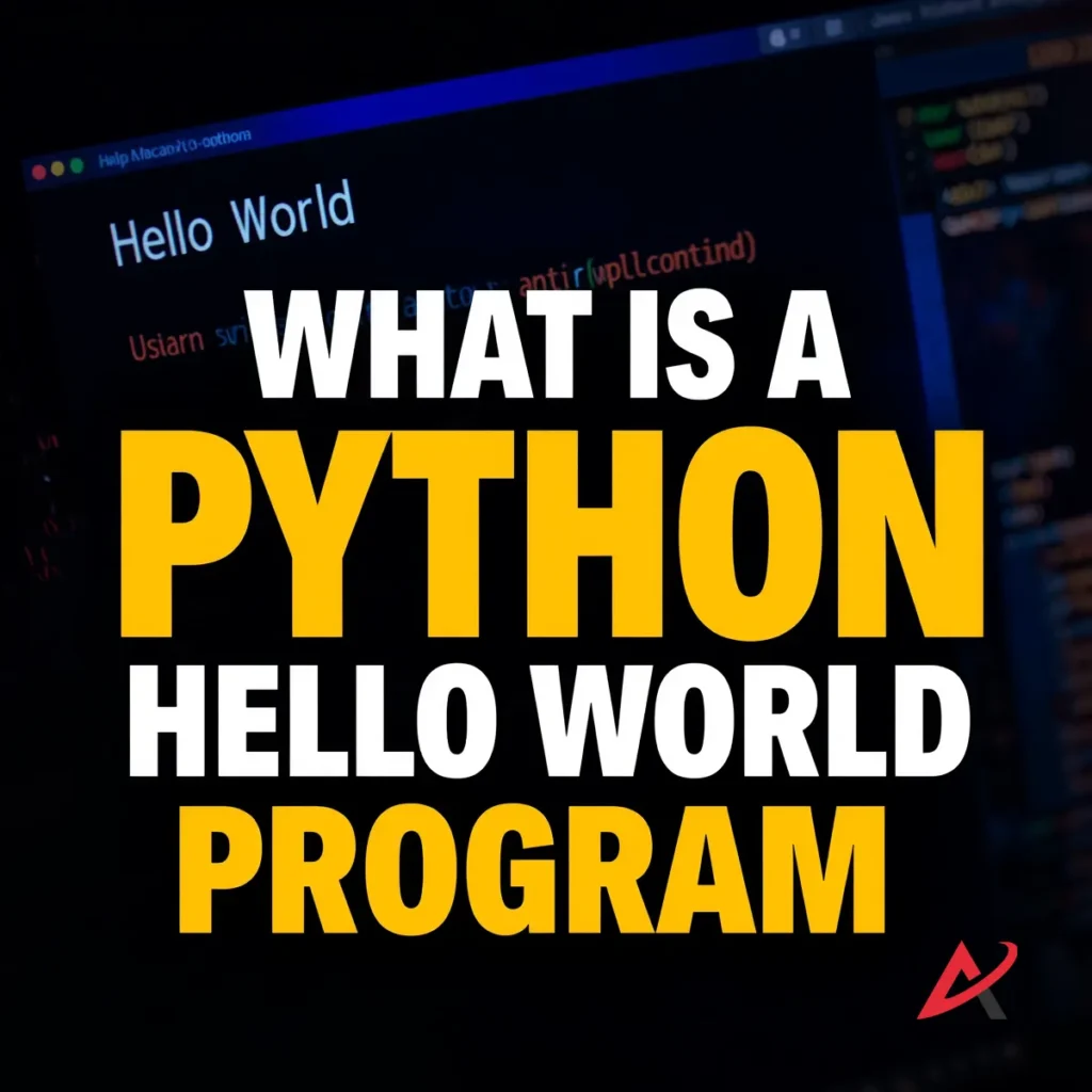 What Is a Python Hello World Program