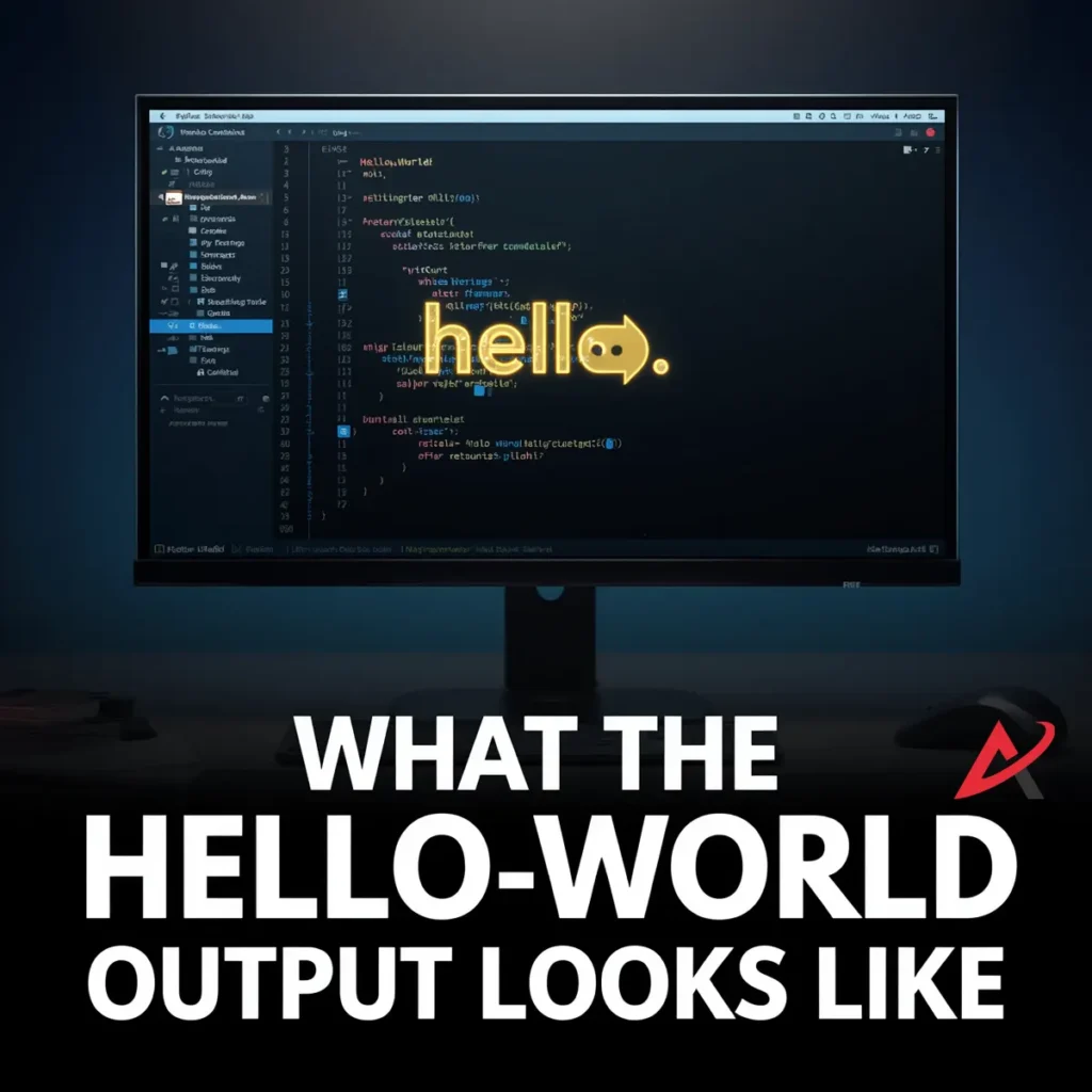 What the Hello World Output Looks Like