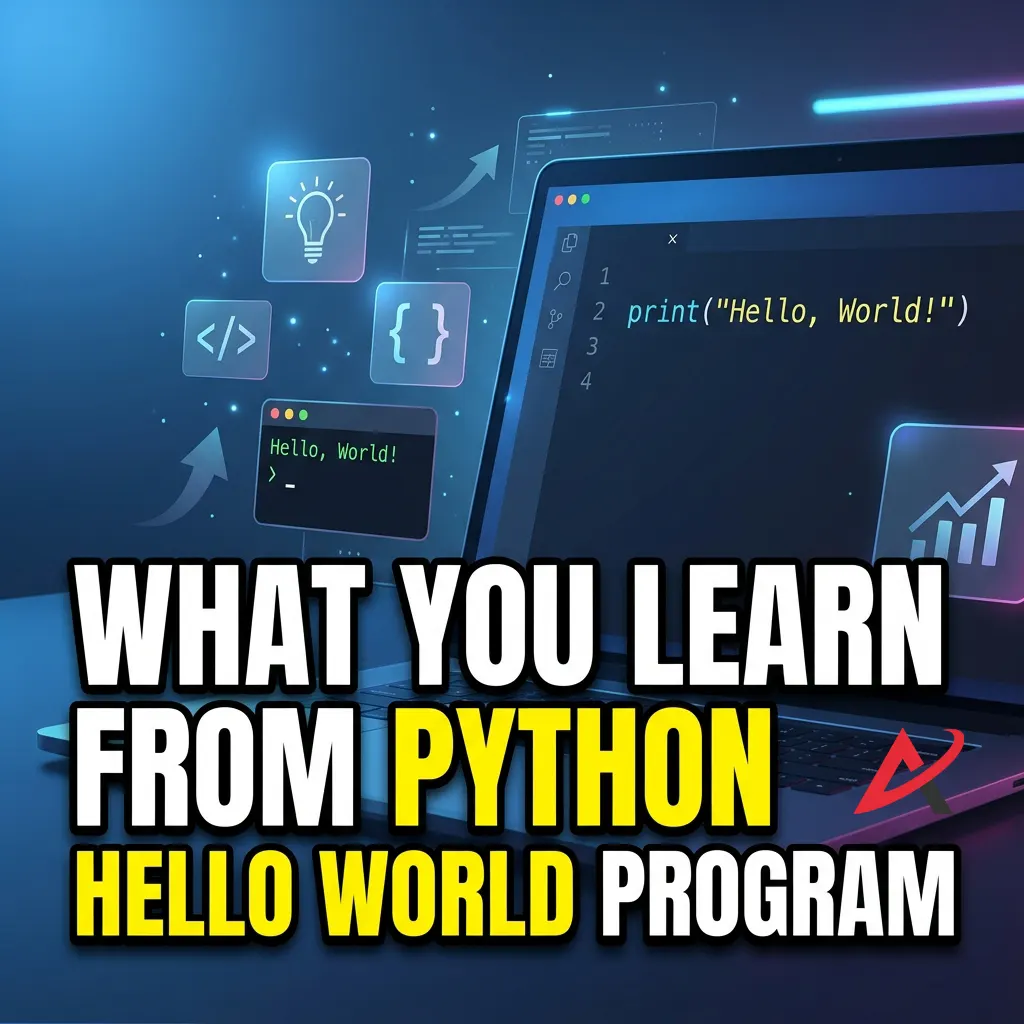 What You Learn from the Python Hello World Program