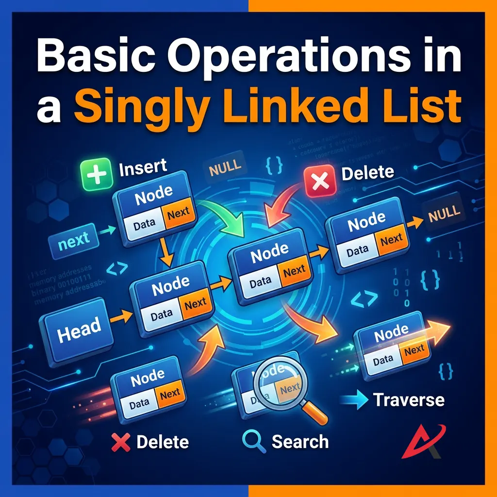 Basic Operations in a Singly Linked List