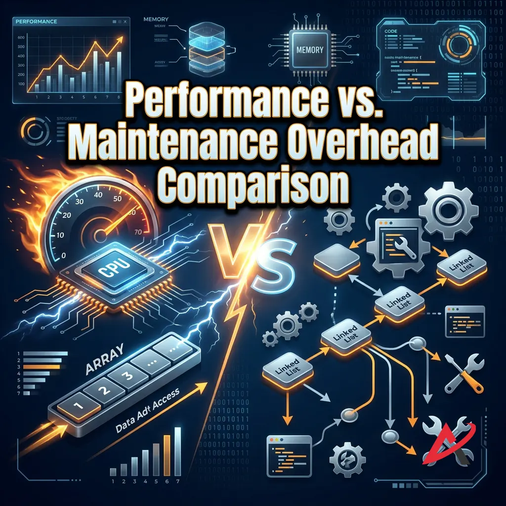 Performance vs. Maintenance Overhead Comparison