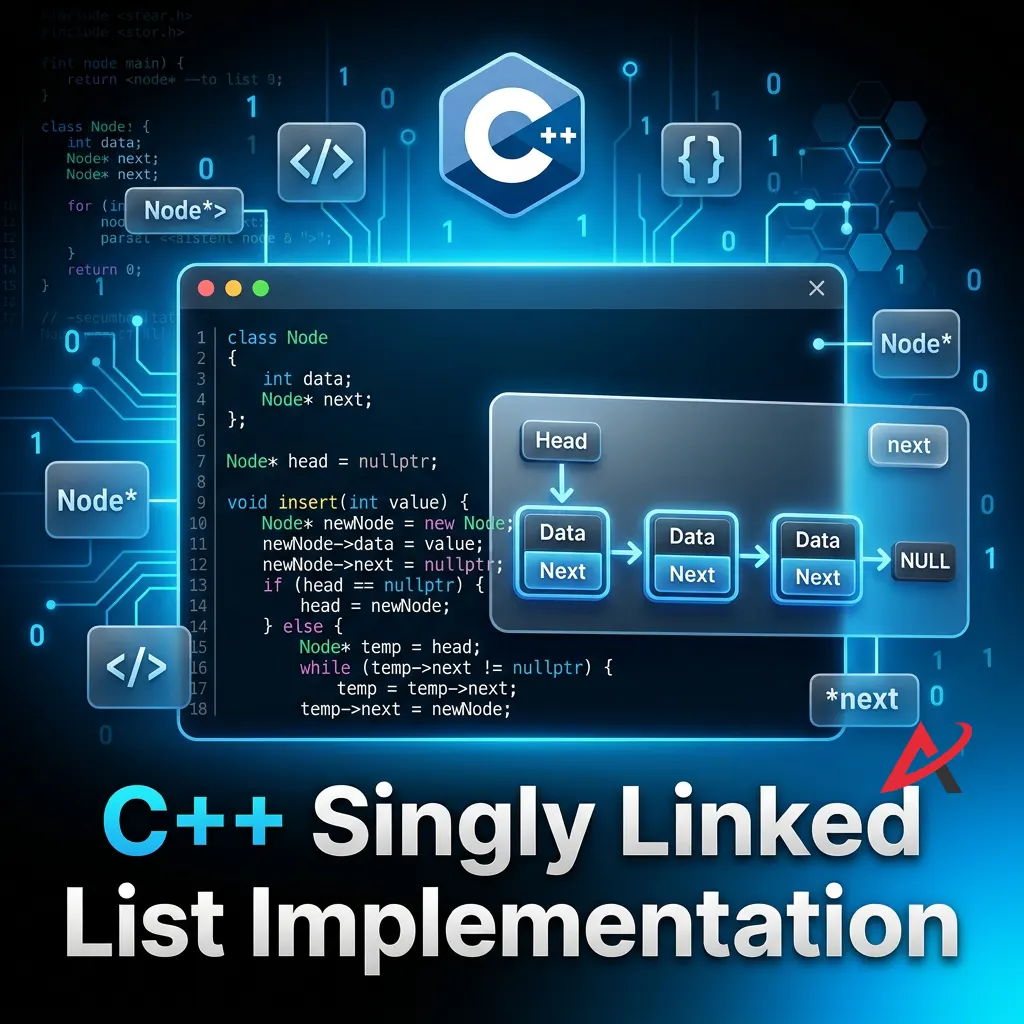 C++ Singly Linked List Implementation