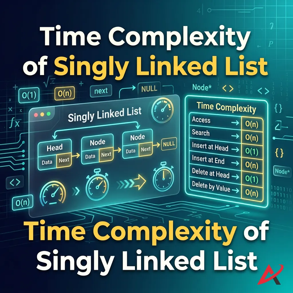 Time Complexity of Singly Linked List