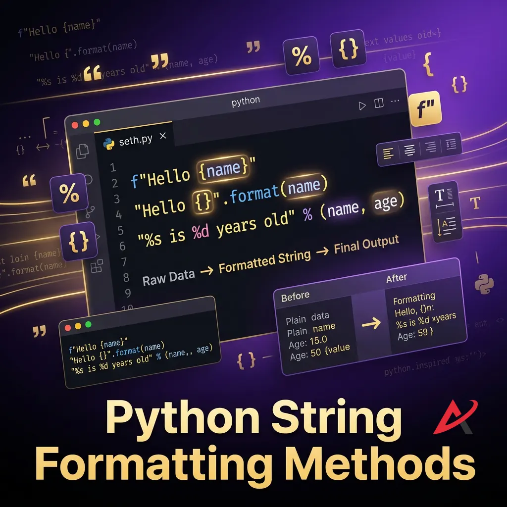 Python String Formatting Methods