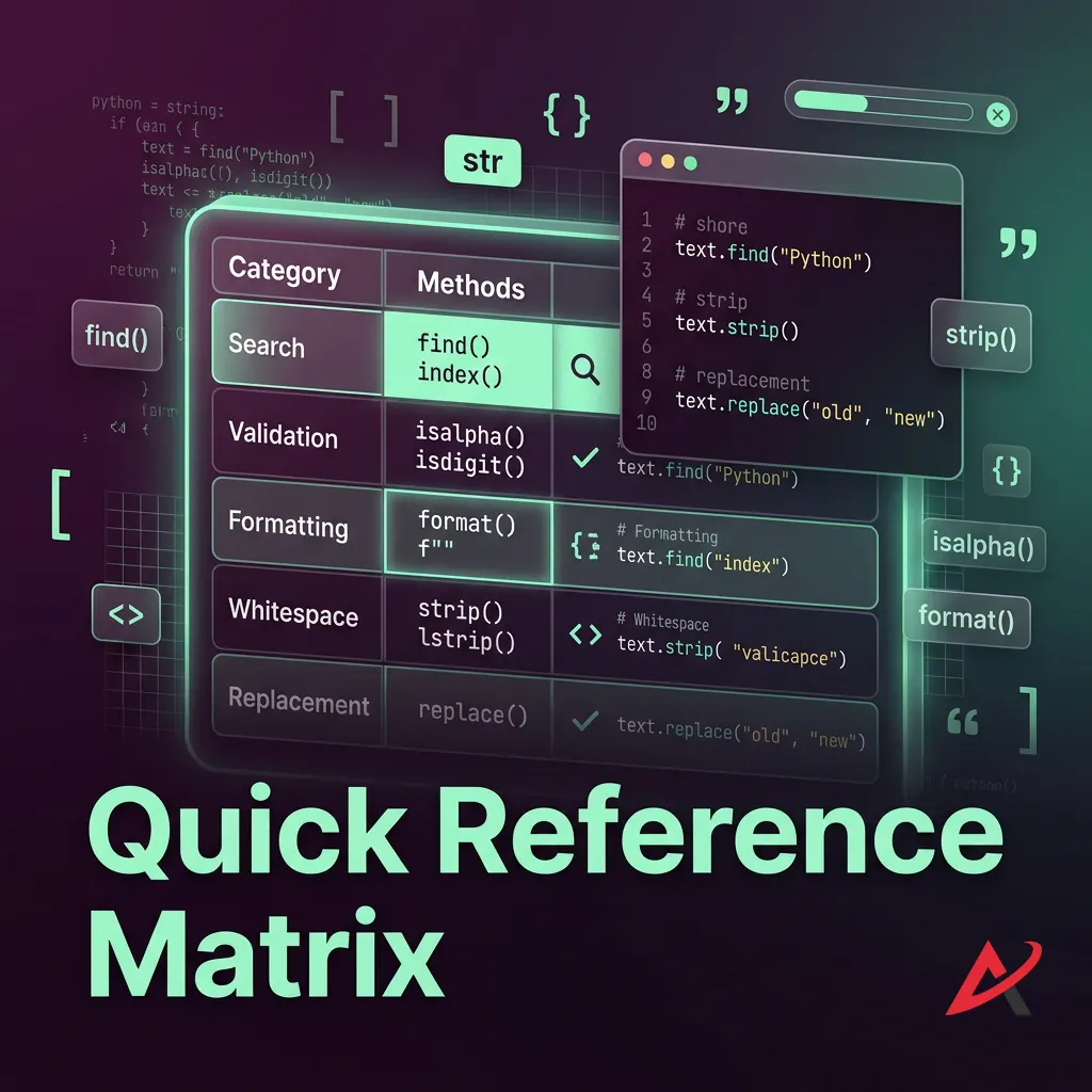 Quick Reference Matrix
