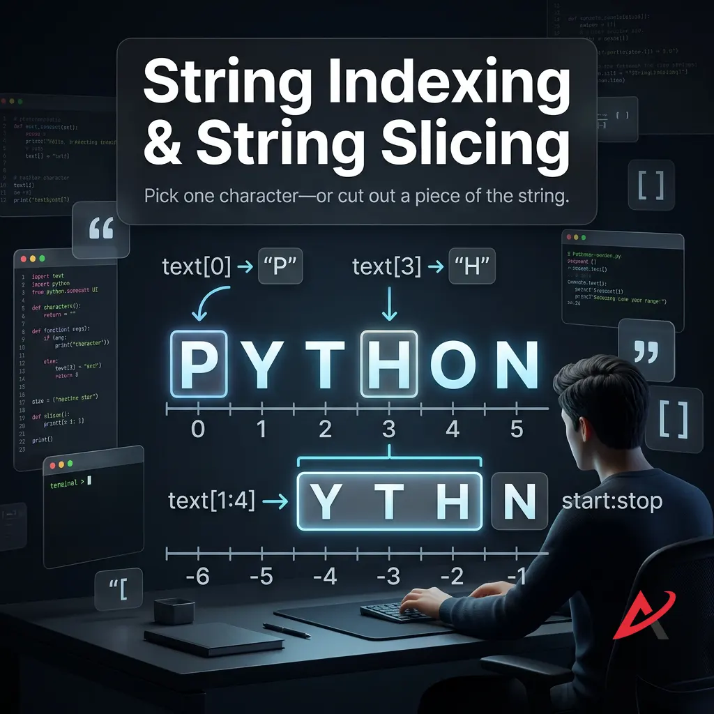 String Indexing and String Slicing